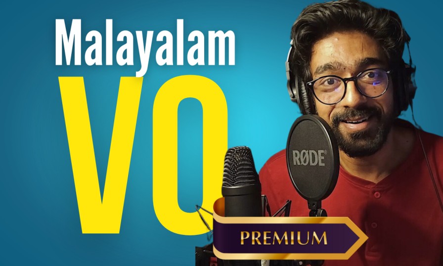 Professional Malayalam Voice Over Artist Home Studio