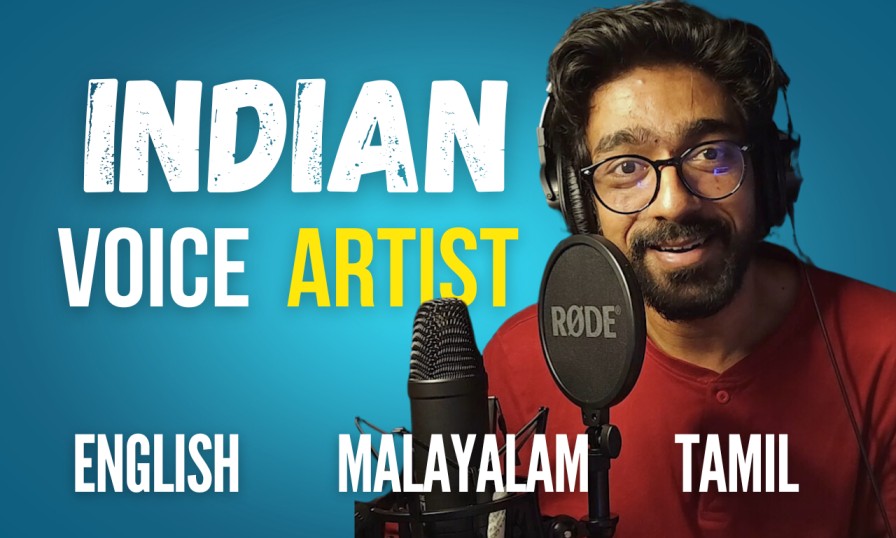 Indian English Voice Over Artist Recording Studio